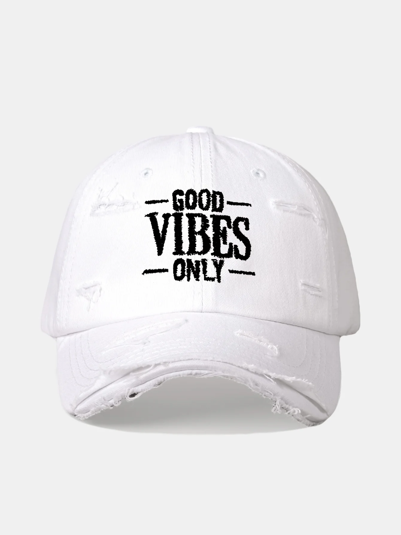 Gute Vibes Nur Bestickte Abgenutzte Alte Baseballmütze - Image 2