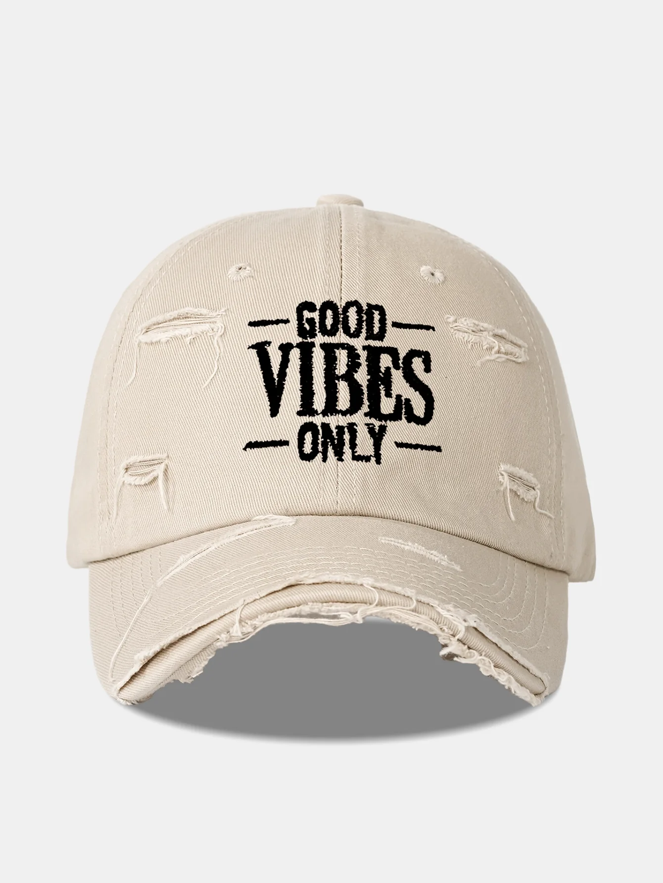 Gute Vibes Nur Bestickte Abgenutzte Alte Baseballmütze - Image 3