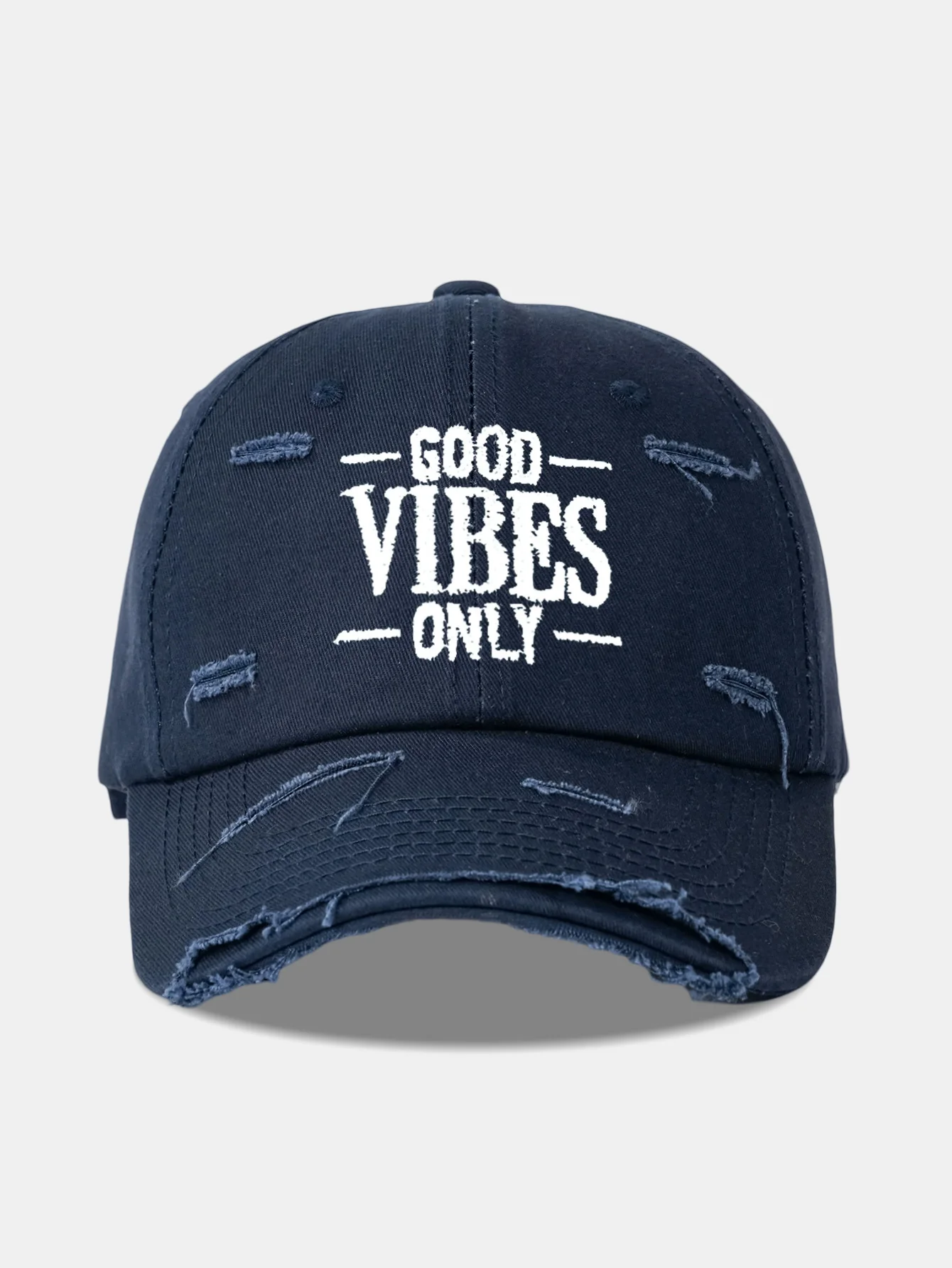 Gute Vibes Nur Bestickte Abgenutzte Alte Baseballmütze - Image 4