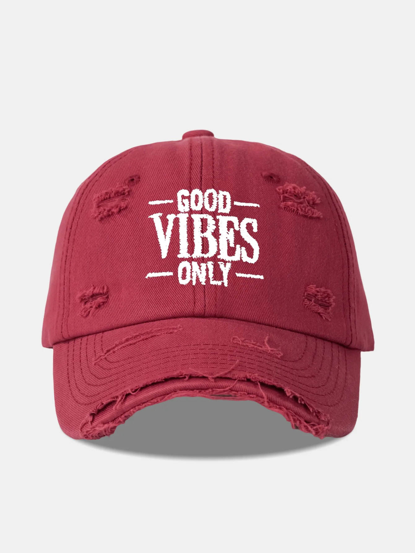 Gute Vibes Nur Bestickte Abgenutzte Alte Baseballmütze - Image 5