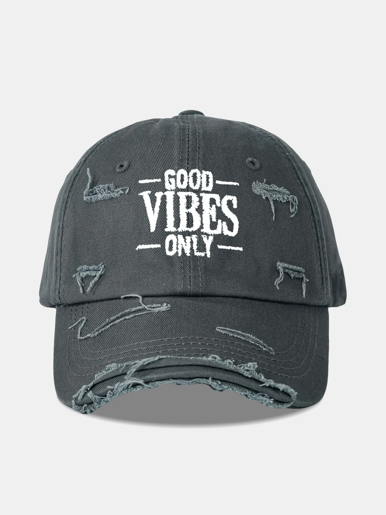 Gute Vibes Nur Bestickte Abgenutzte Alte Baseballmütze - Image 6