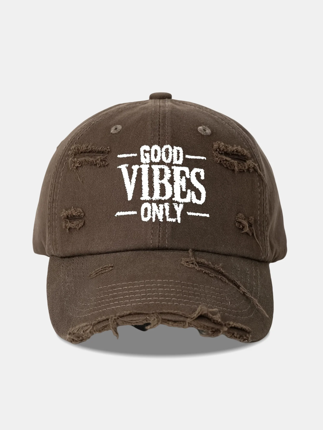 Gute Vibes Nur Bestickte Abgenutzte Alte Baseballmütze - Image 7