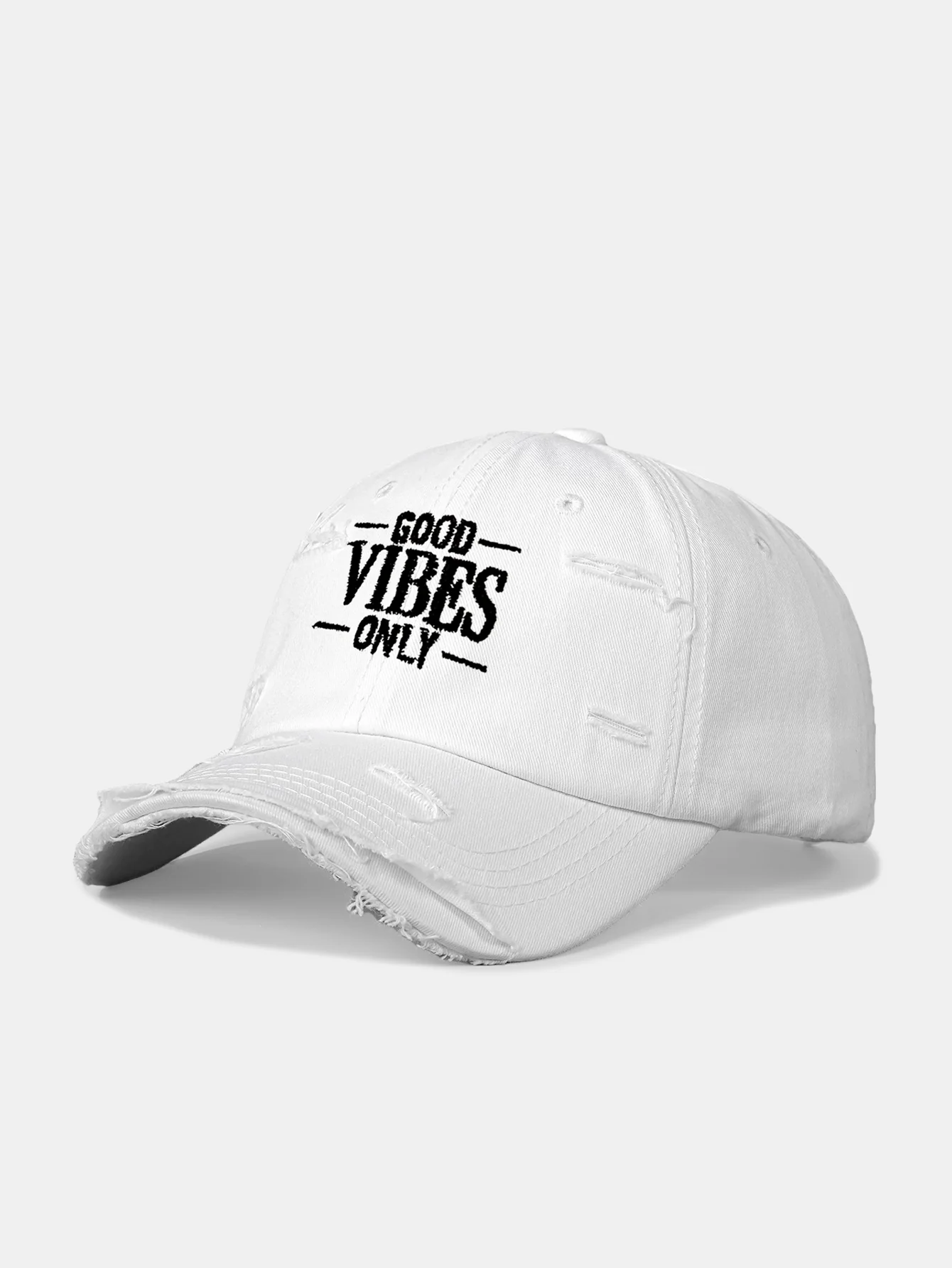 Gute Vibes Nur Bestickte Abgenutzte Alte Baseballmütze - Image 9