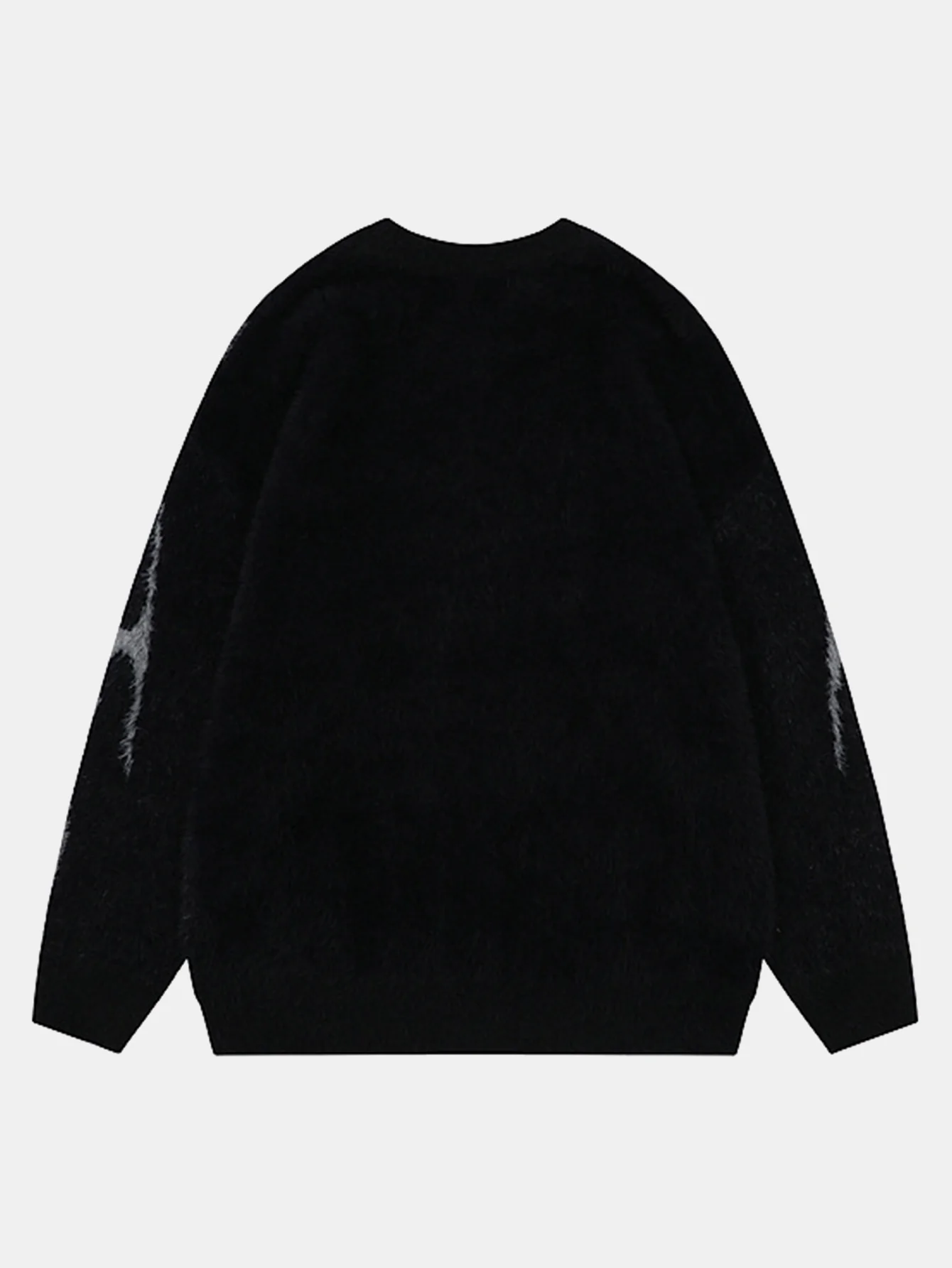 Gothic bedruckter Strickpullover - Image 2
