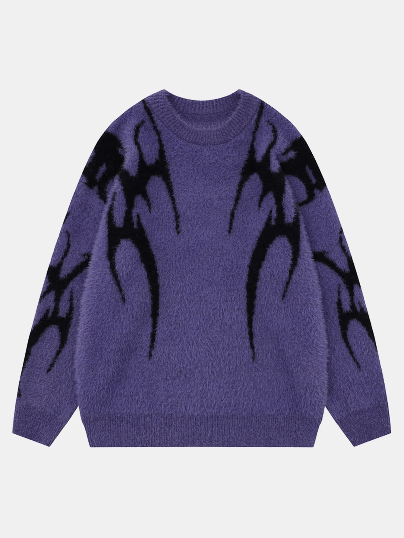 Gothic bedruckter Strickpullover - Image 3