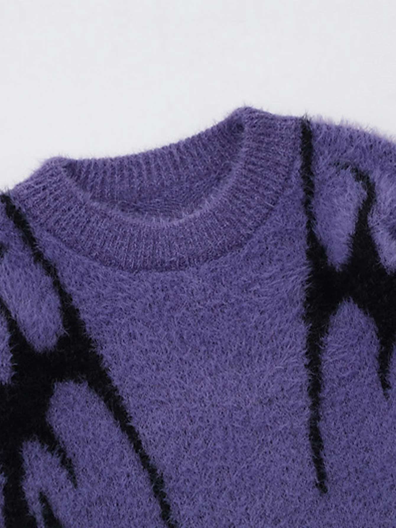 Gothic bedruckter Strickpullover - Image 7