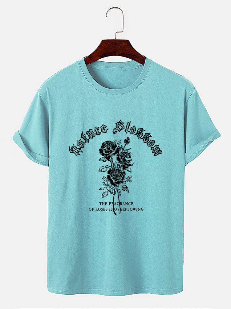 Gothic-Stil Rosen Druck T-Shirts - Image 10