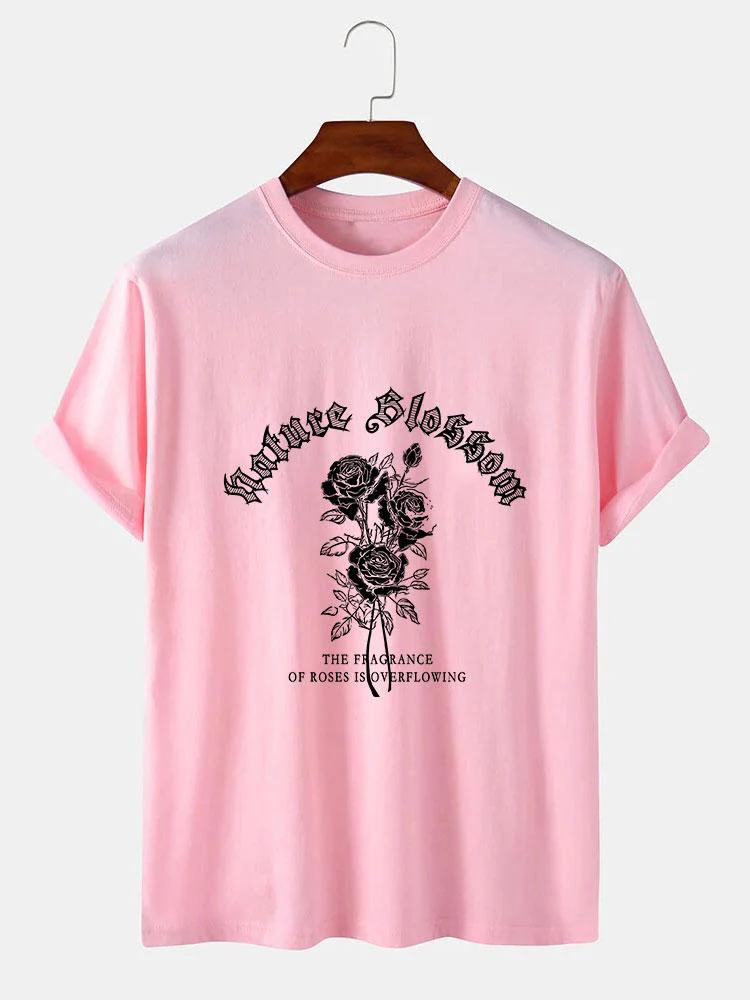 Gothic-Stil Rosen Druck T-Shirts - Image 11