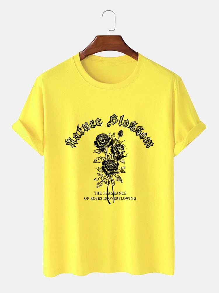 Gothic-Stil Rosen Druck T-Shirts - Image 12