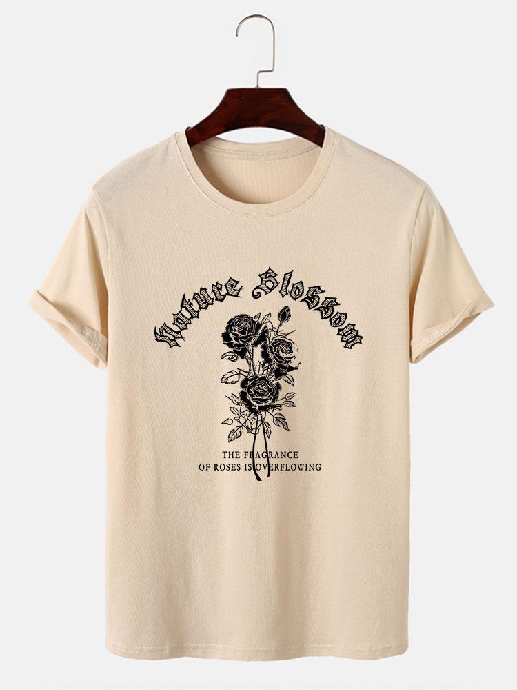 Gothic-Stil Rosen Druck T-Shirts - Image 3