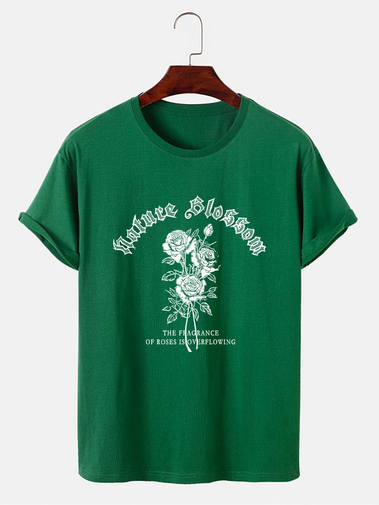 Gothic-Stil Rosen Druck T-Shirts - Image 5