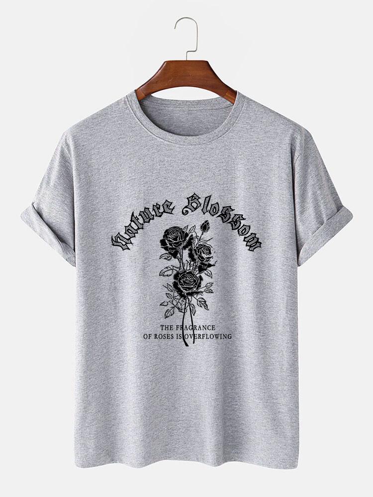 Gothic-Stil Rosen Druck T-Shirts - Image 9
