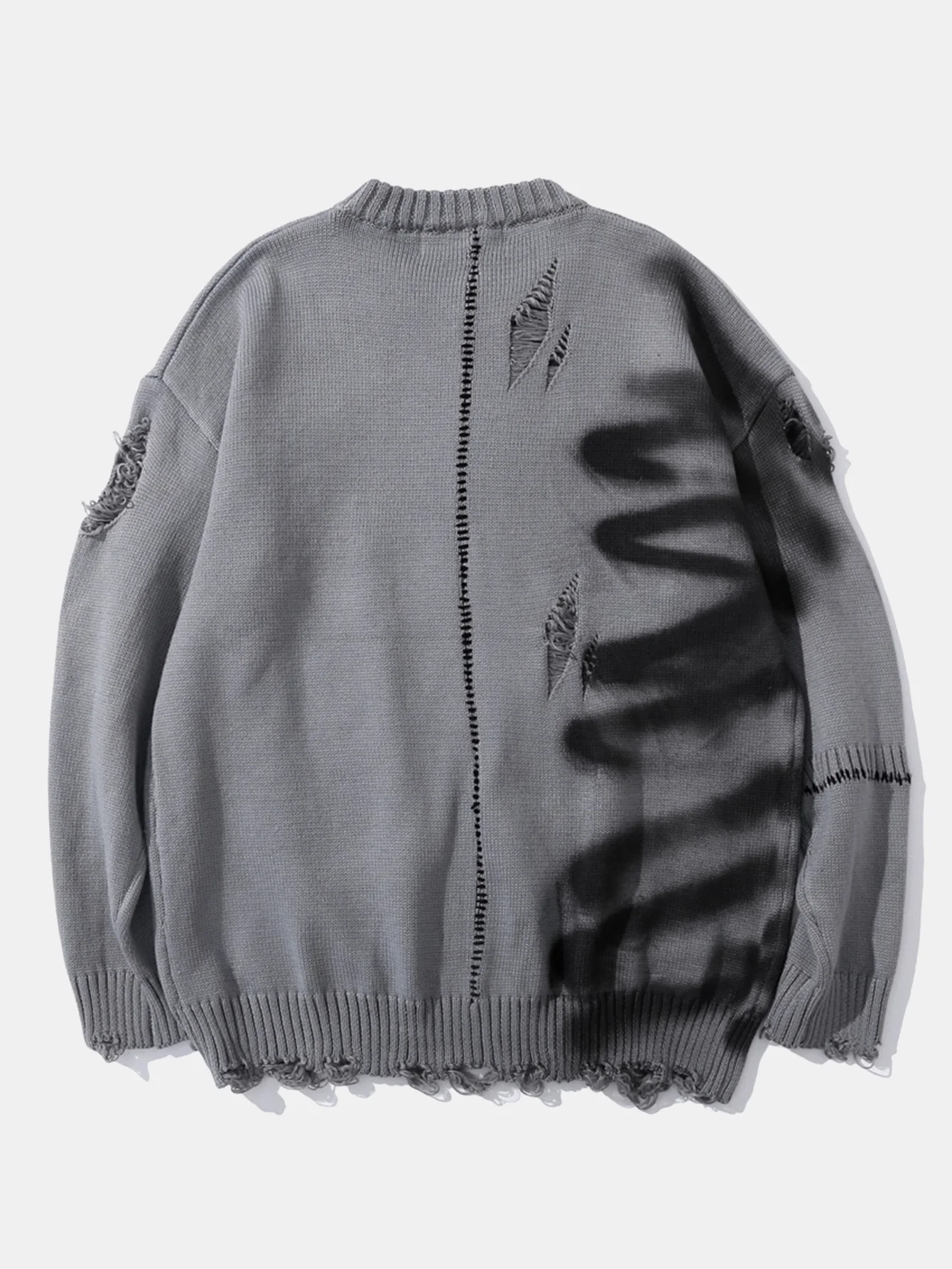 Graffiti Used-Look Pullover - Image 2