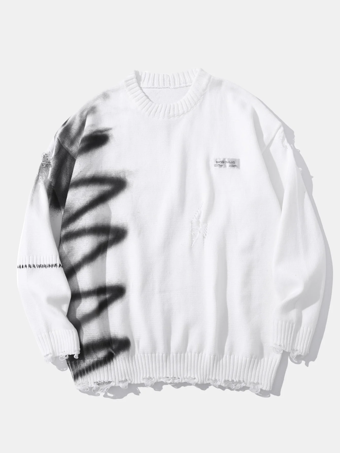 Graffiti Used-Look Pullover - Image 3