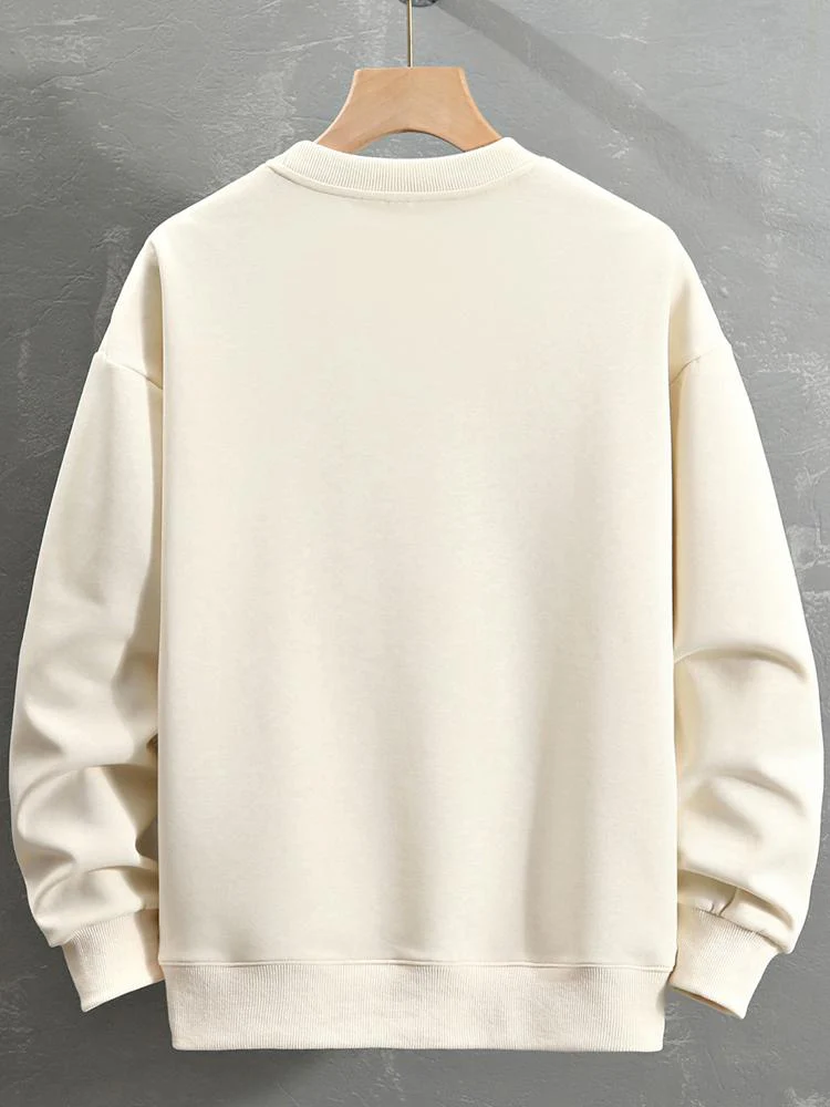 Graffiti-Slogan-Druck-Sweatshirt - Image 4