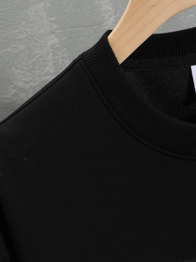 Graffiti-Slogan-Druck-Sweatshirt - Image 7