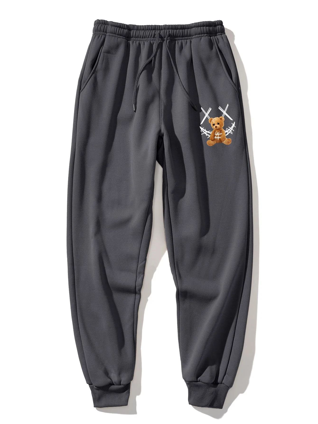 Graffiti Smiley Bear Print Jogginghose