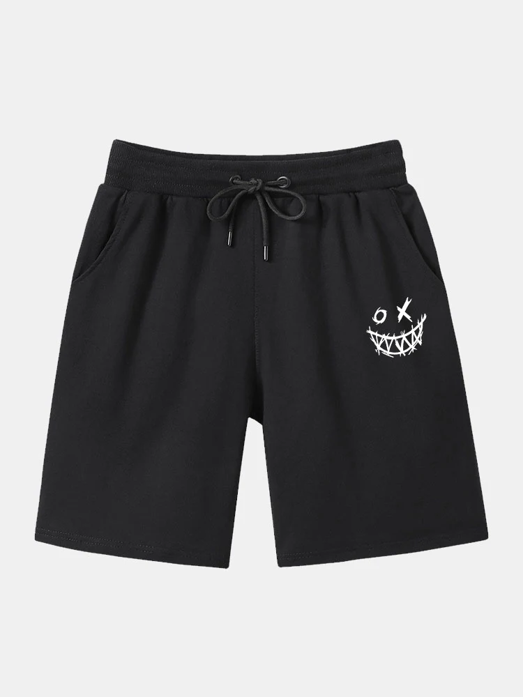 Grimace Print Mittellange Shorts