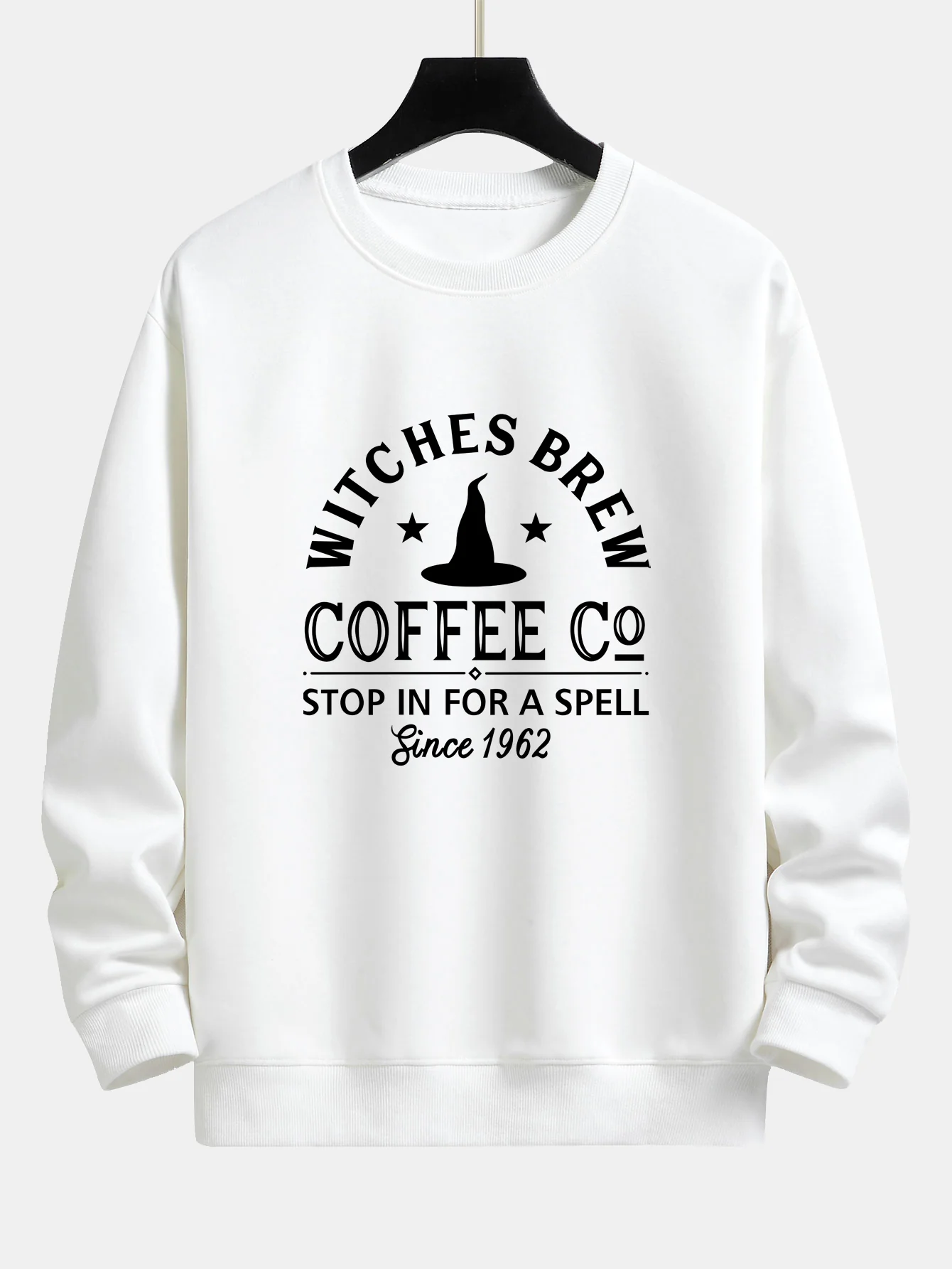 Halloween Hexen Trank Kaffee Druck Locker Geschnittenes Sweatshirt - Image 2