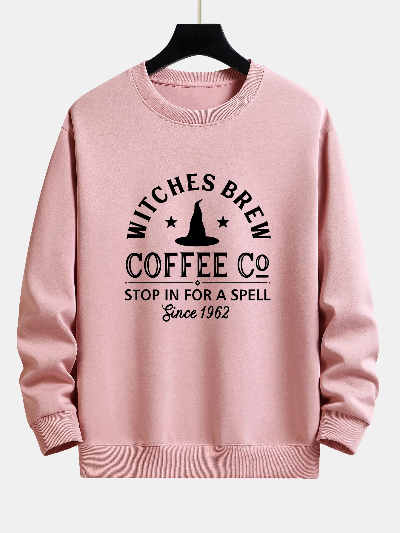 Halloween Hexen Trank Kaffee Druck Locker Geschnittenes Sweatshirt - Image 3