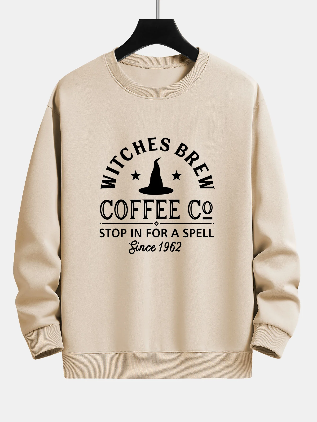 Halloween Hexen Trank Kaffee Druck Locker Geschnittenes Sweatshirt - Image 4