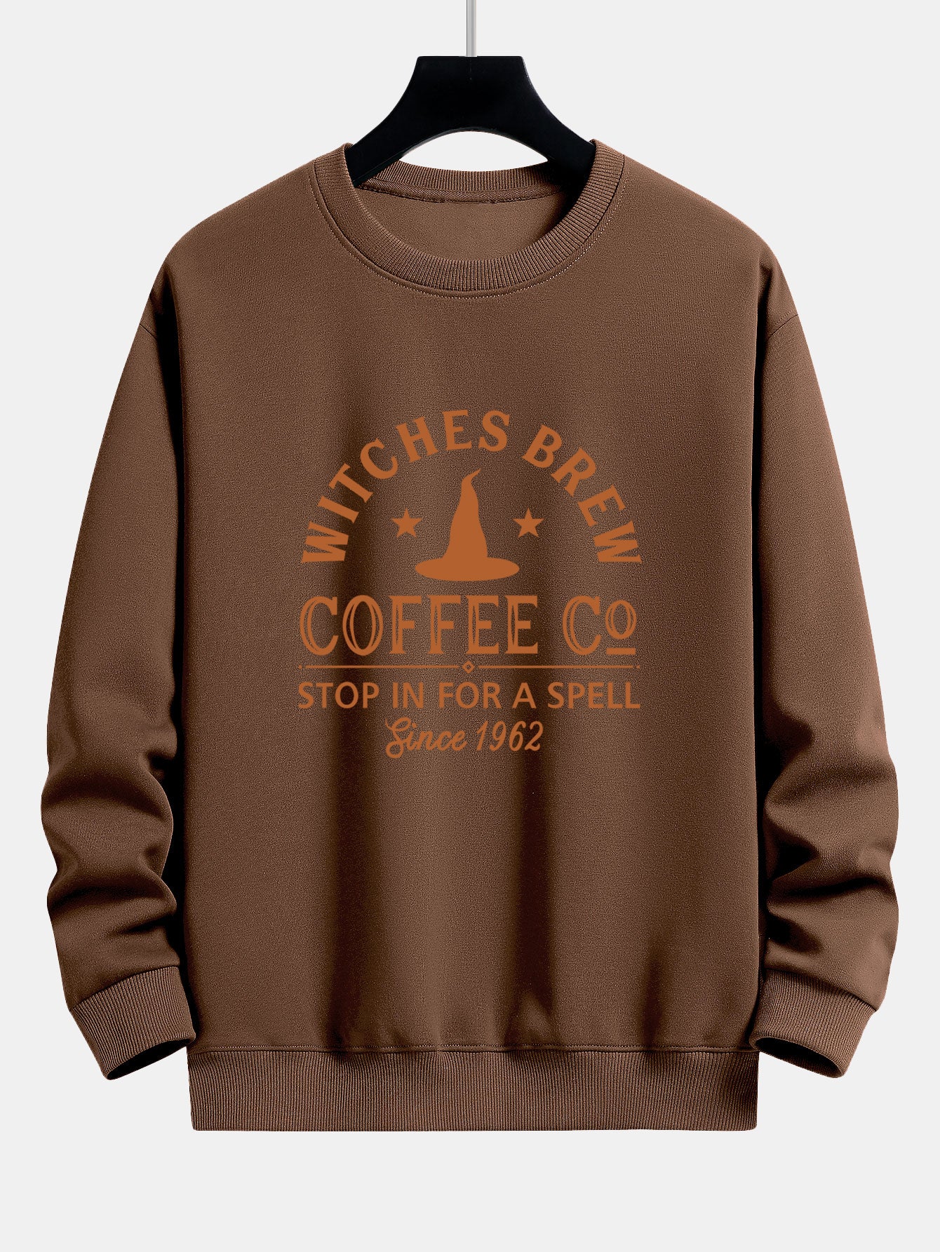 Halloween Hexen Trank Kaffee Druck Locker Geschnittenes Sweatshirt - Image 8