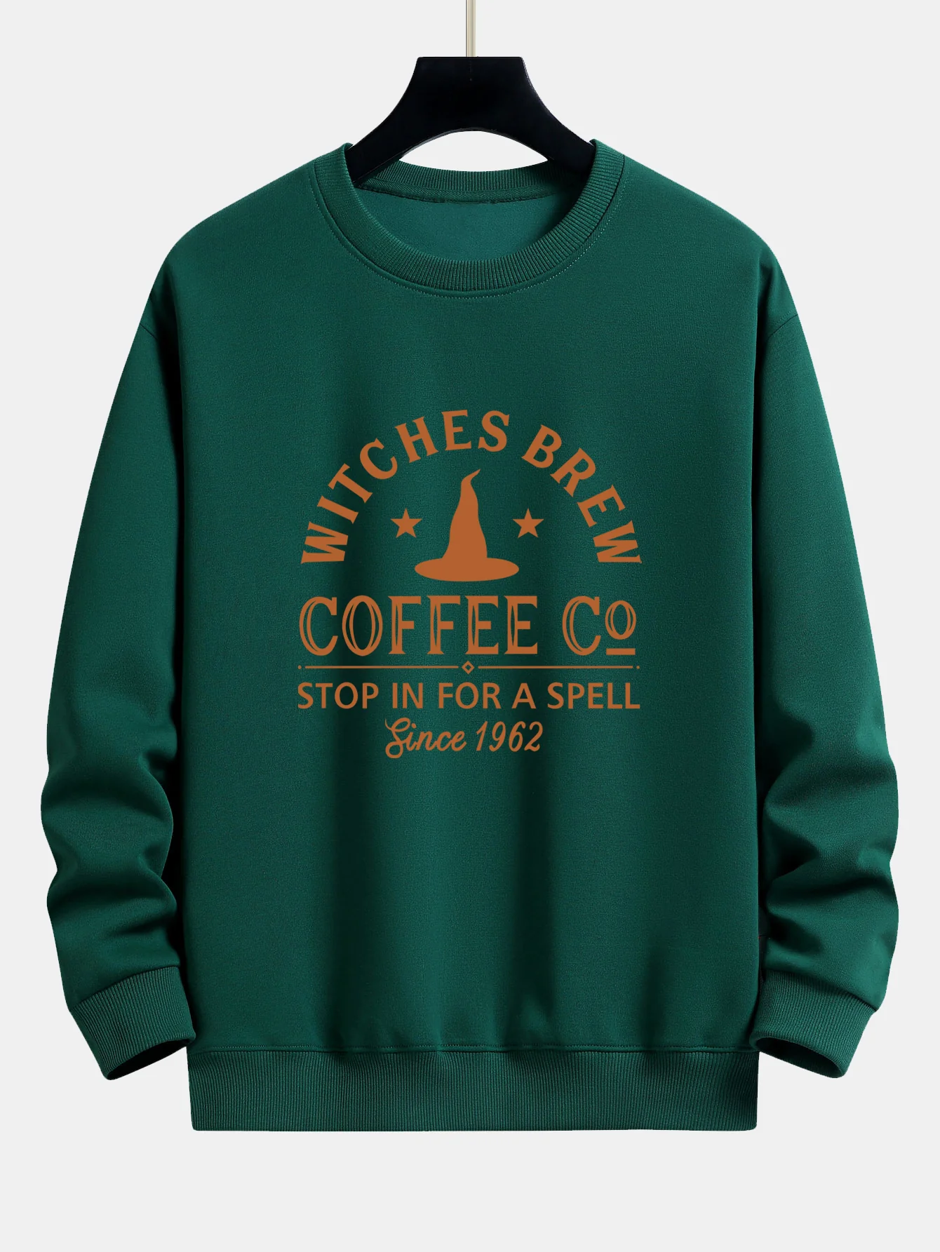 Halloween Hexen Trank Kaffee Druck Locker Geschnittenes Sweatshirt - Image 9