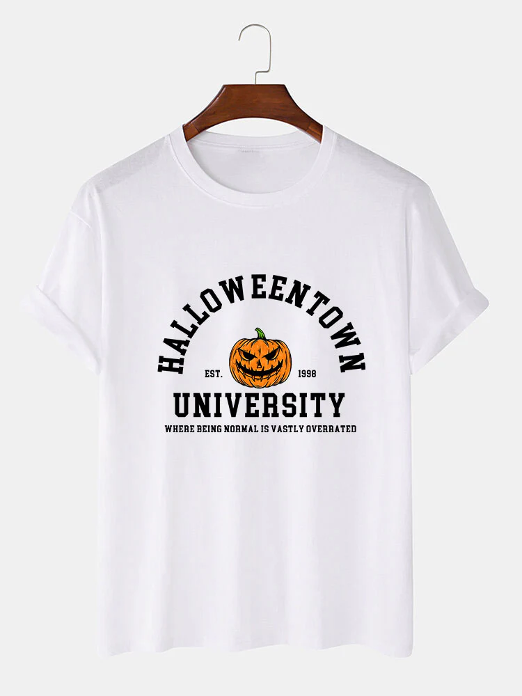 Halloweentown Kürbisdruck T-Shirt - Image 3