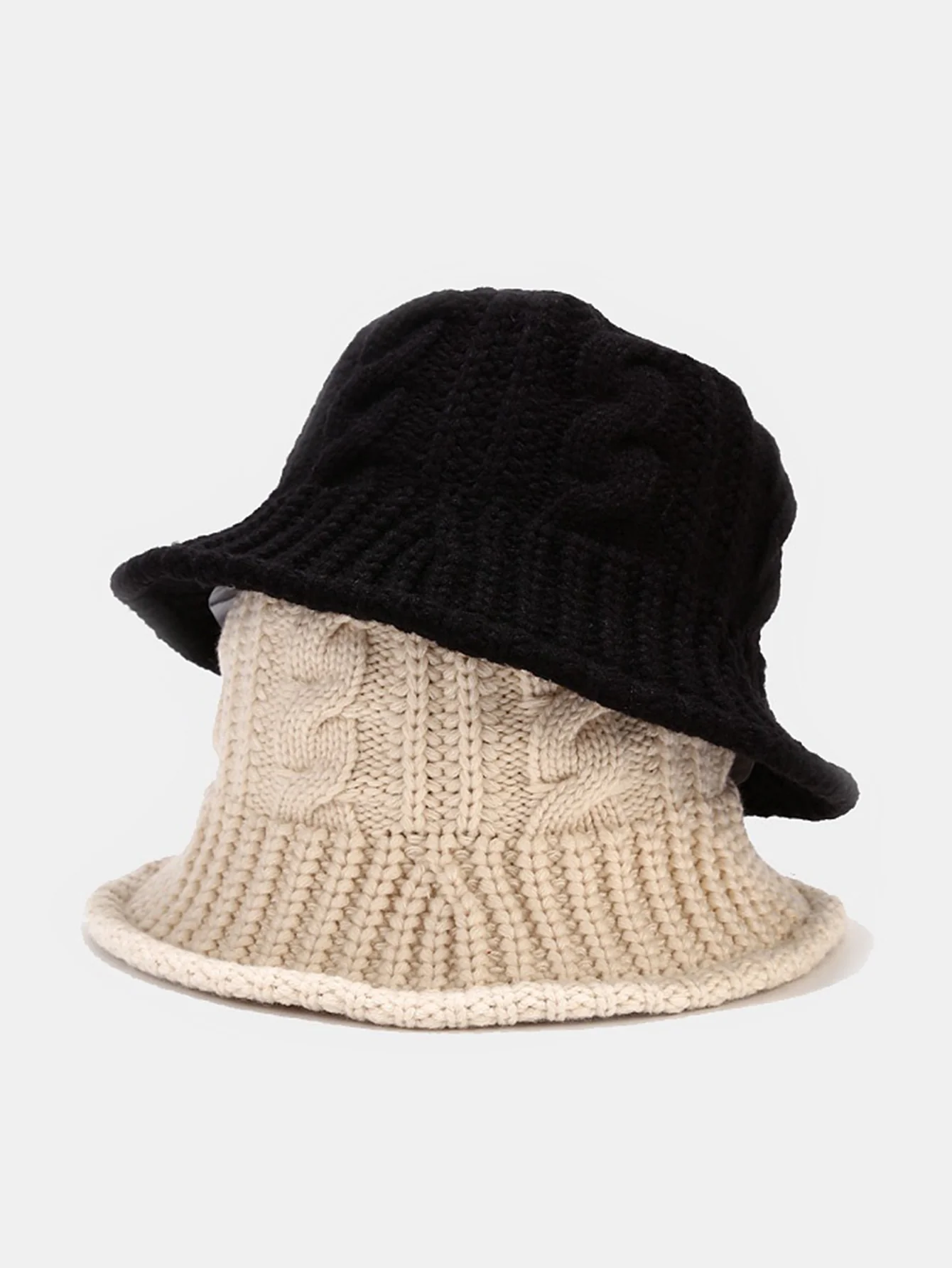 Handgewebter dicker Winter-Bucket-Hut - Image 7