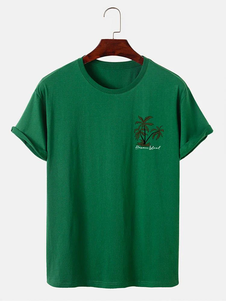 Hawaii-Insel Palmenbaum Druck T-Shirt - Image 10