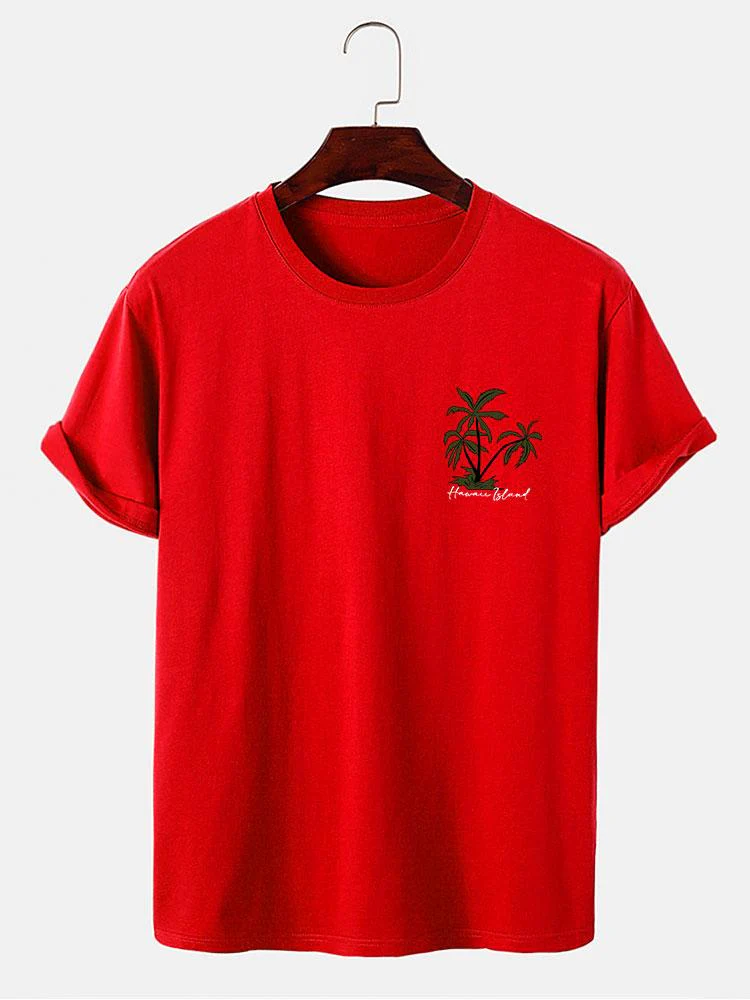 Hawaii-Insel Palmenbaum Druck T-Shirt - Image 11