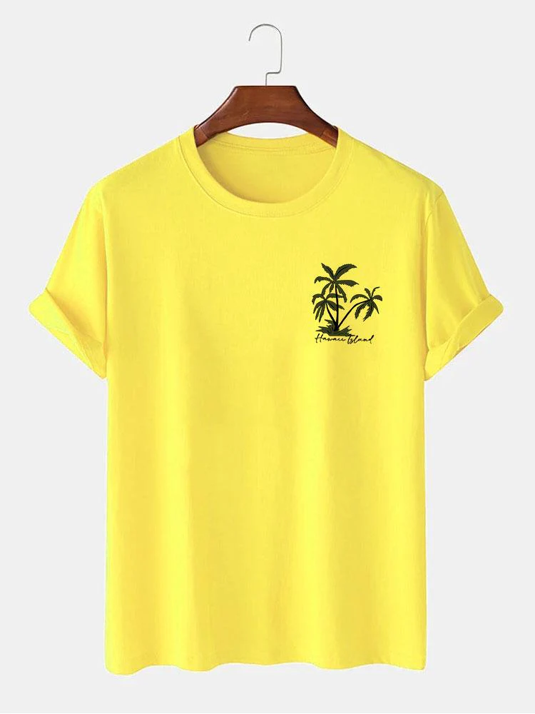 Hawaii-Insel Palmenbaum Druck T-Shirt - Image 12