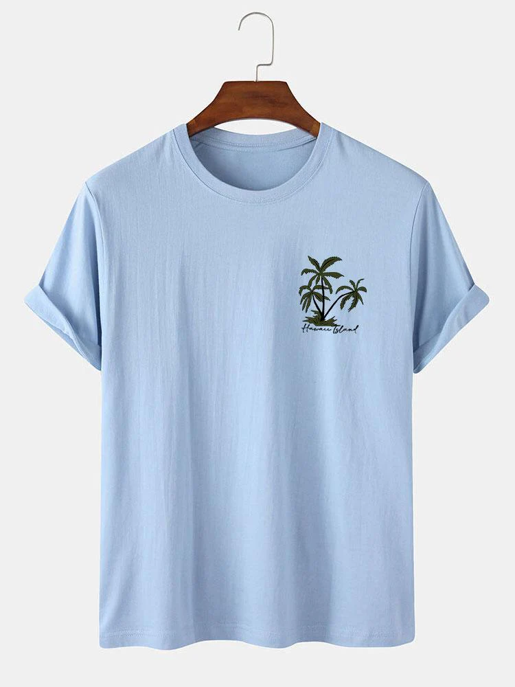 Hawaii-Insel Palmenbaum Druck T-Shirt - Image 5