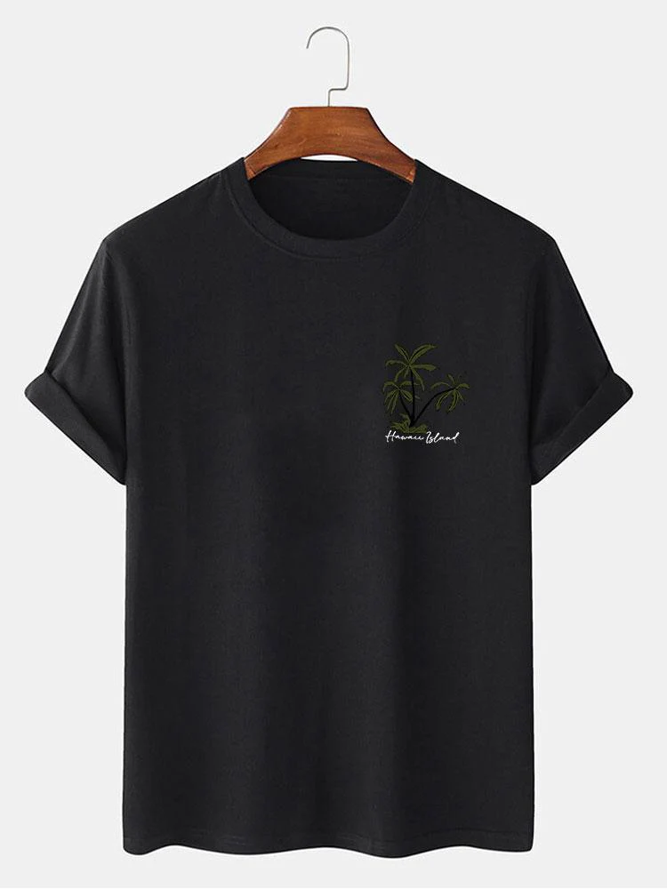 Hawaii-Insel Palmenbaum Druck T-Shirt - Image 7