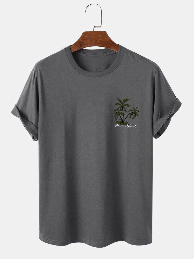 Hawaii-Insel Palmenbaum Druck T-Shirt - Image 8