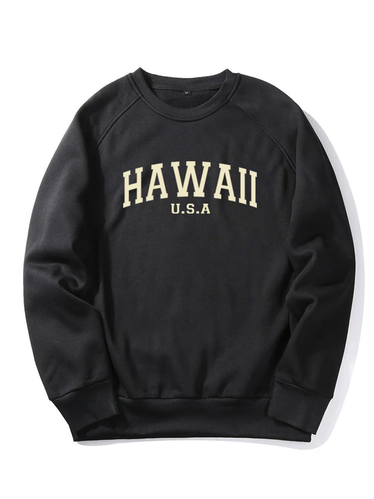 Hawaii Buchstaben Druck Sweatshirt