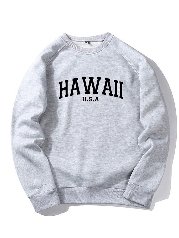 Hawaii Buchstaben Druck Sweatshirt - Image 3