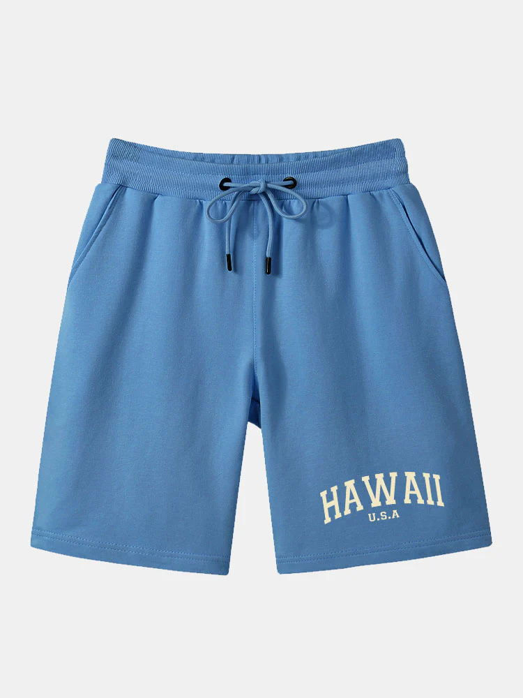 Hawaii Druck Mittellange Shorts - Image 4