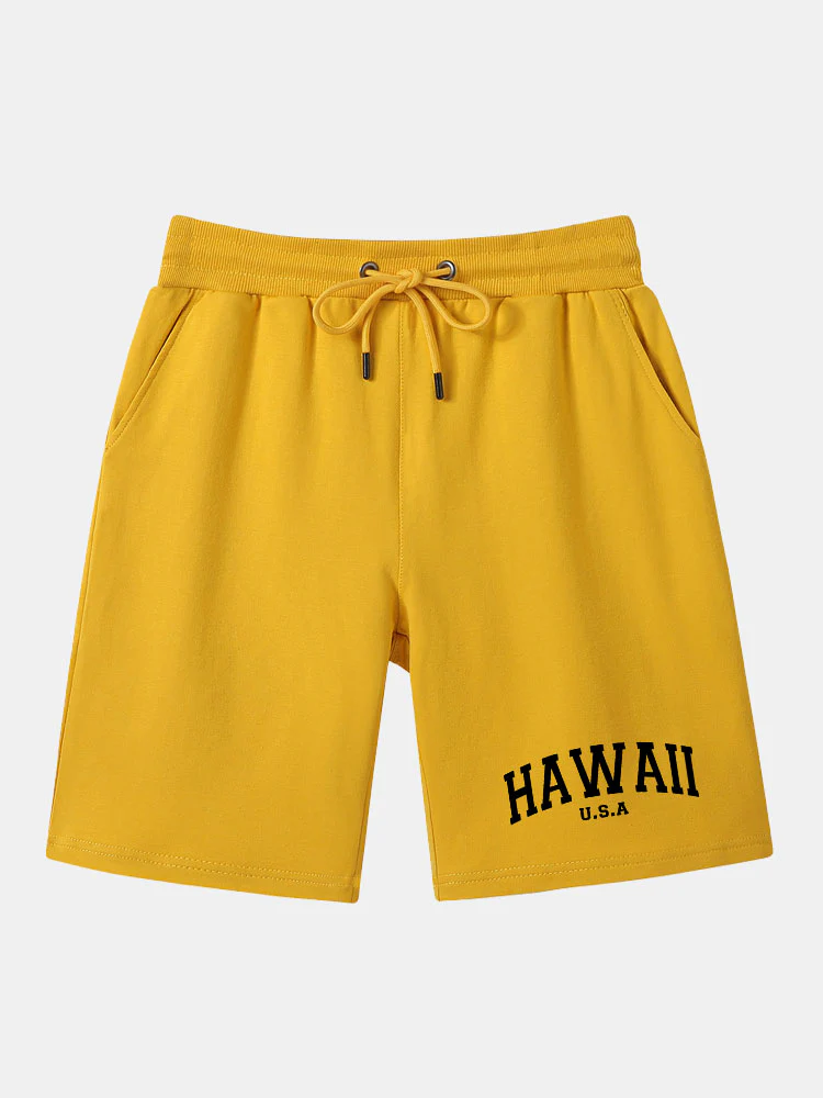 Hawaii Druck Mittellange Shorts - Image 7