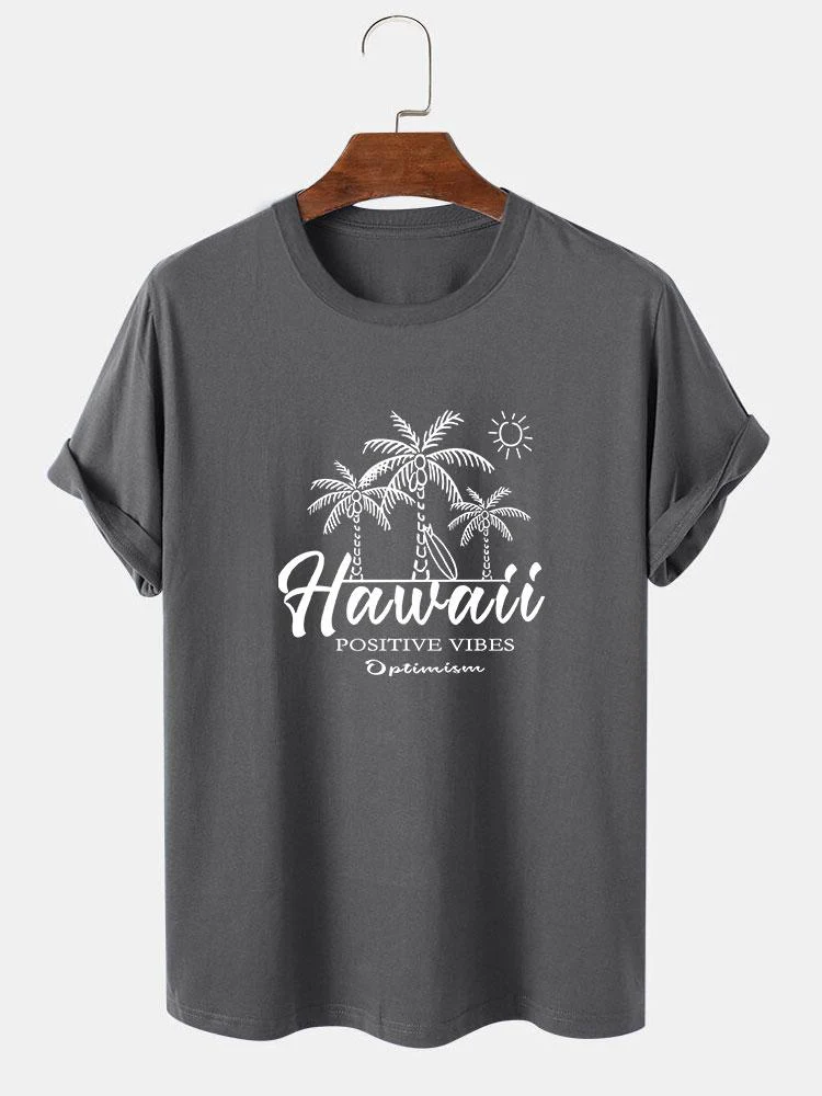 Hawaii Druck T-Shirt