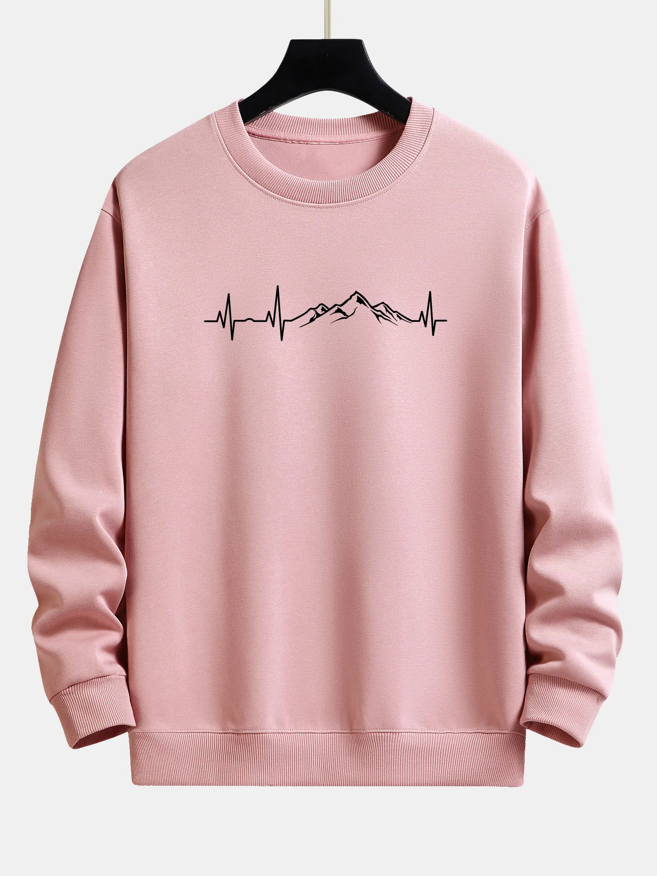 Heartbeat Bergdruck Sweatshirt mit lockerem Schnitt - Image 8