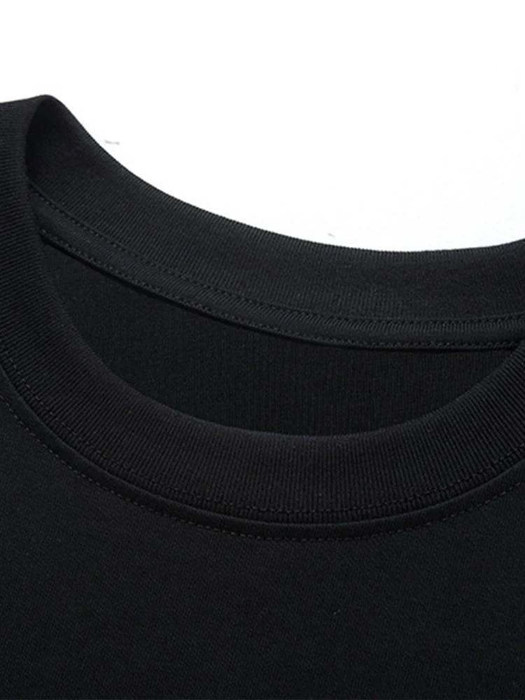 Schwergewicht Oversize T-Shirt & Lockere Passform Waffle Shorts mit Kordelzug - Image 8