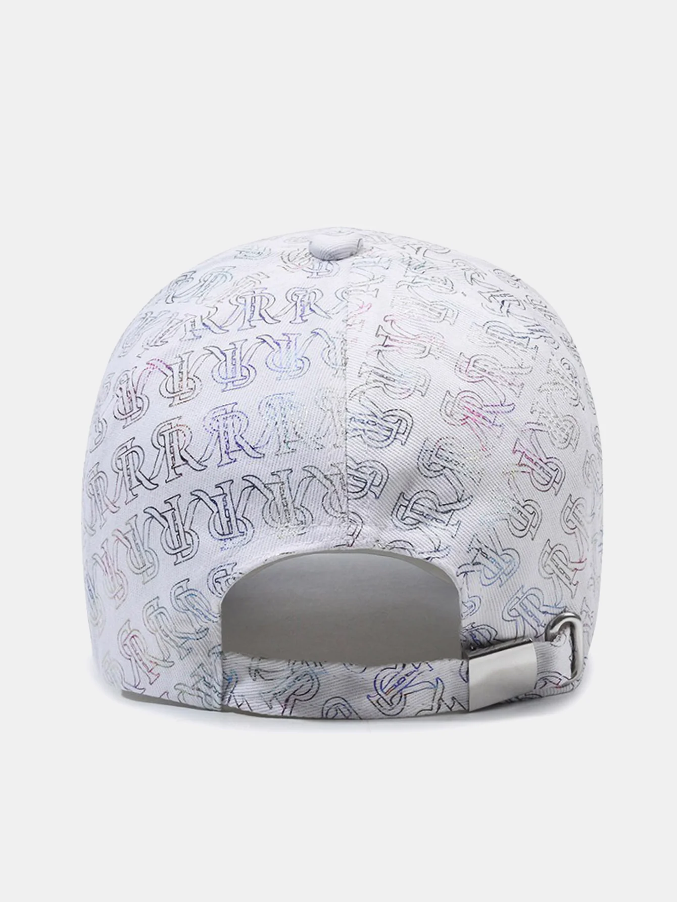 Holographic Letter R Monogram Baseball Cap For Men Women Adjustable Iridescent Reflective Dad HatTrendy Streetwear Snapback Sun Hat - Image 7