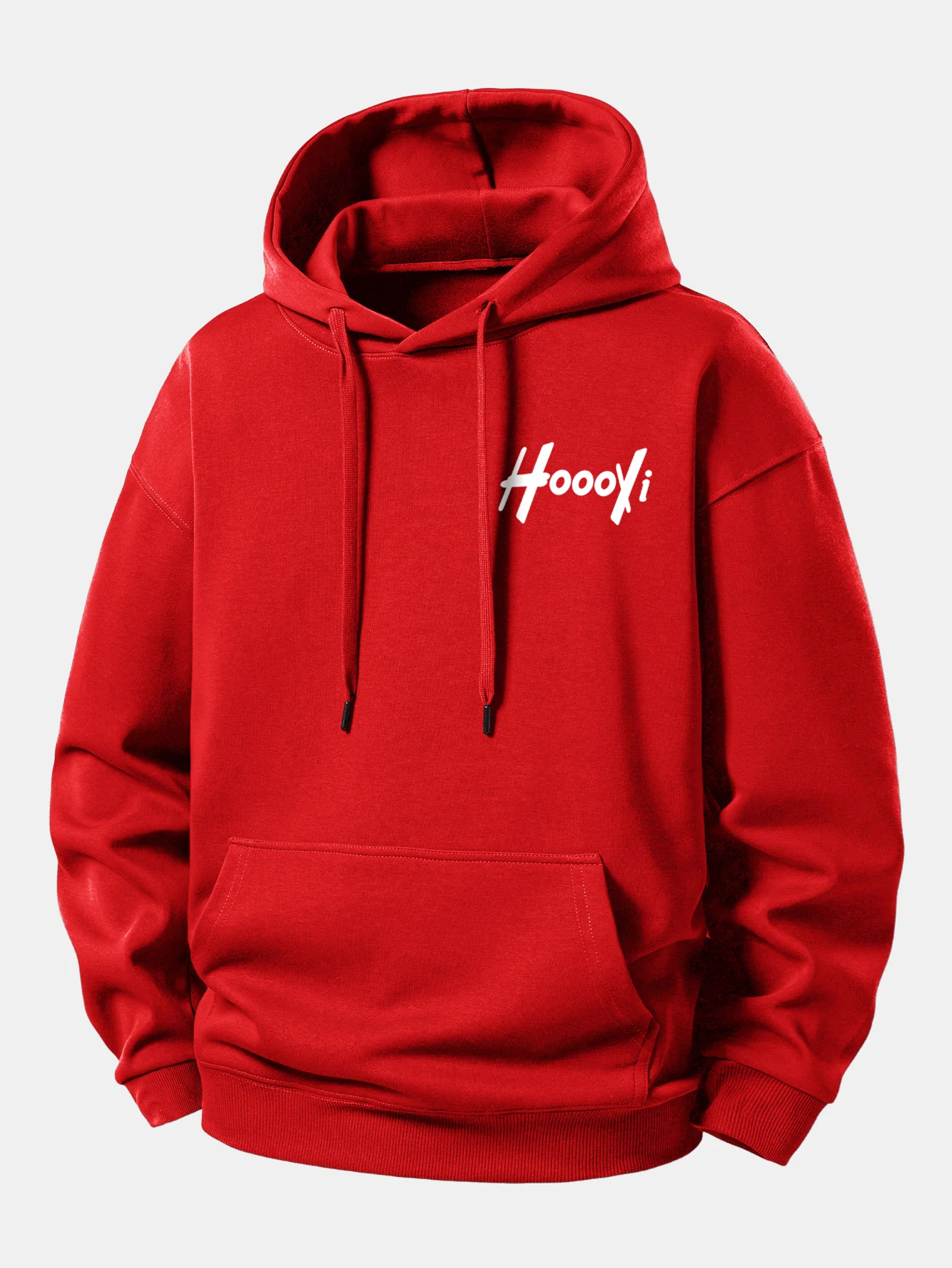 Hoooyi Print Relax Fit Hoodie - Image 11