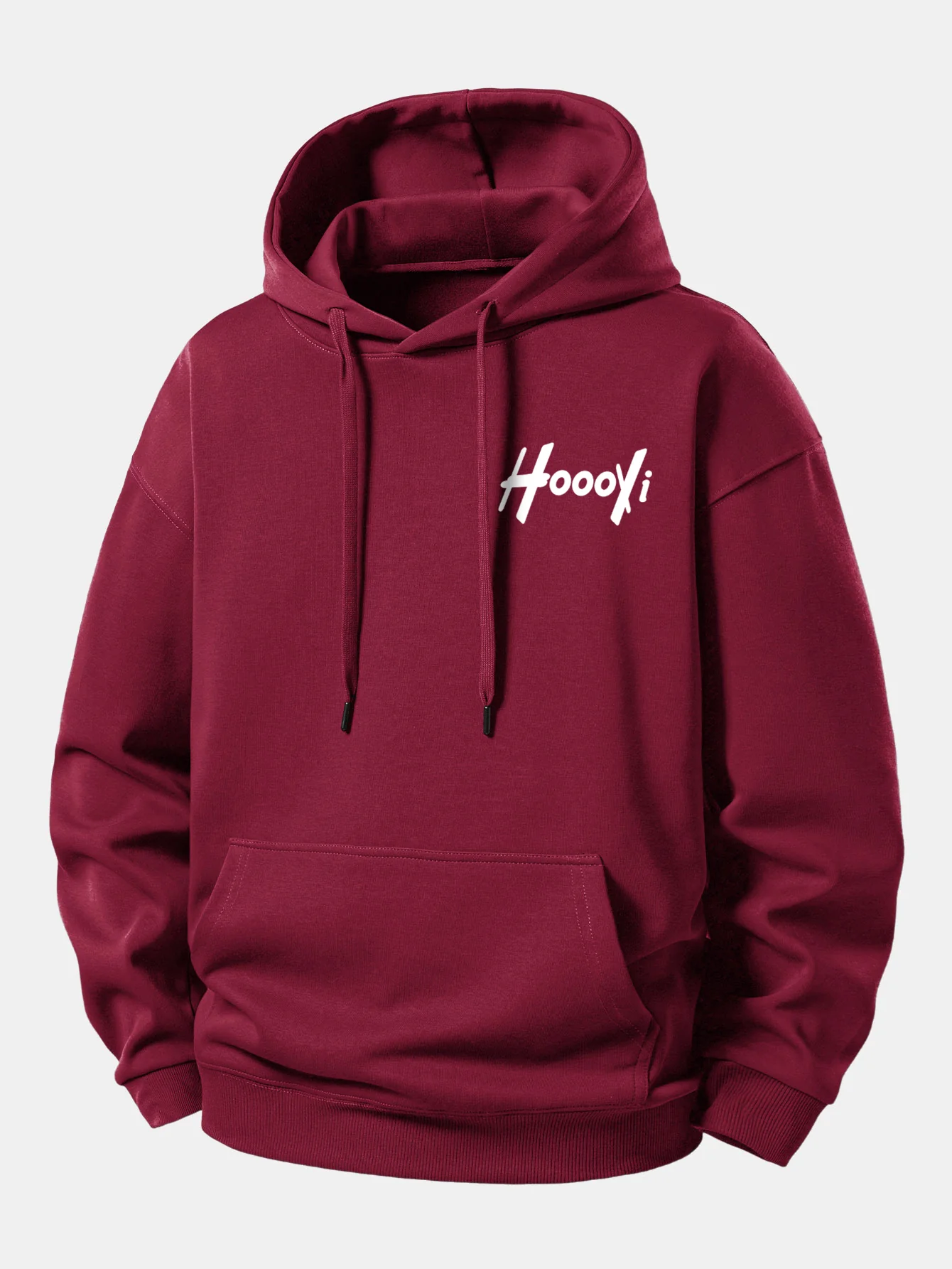 Hoooyi Print Relax Fit Hoodie - Image 6
