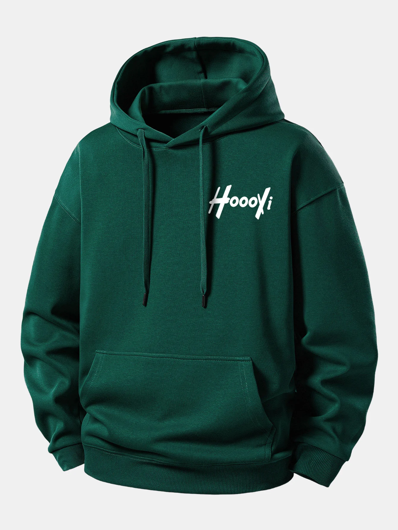 Hoooyi Print Relax Fit Hoodie - Image 7
