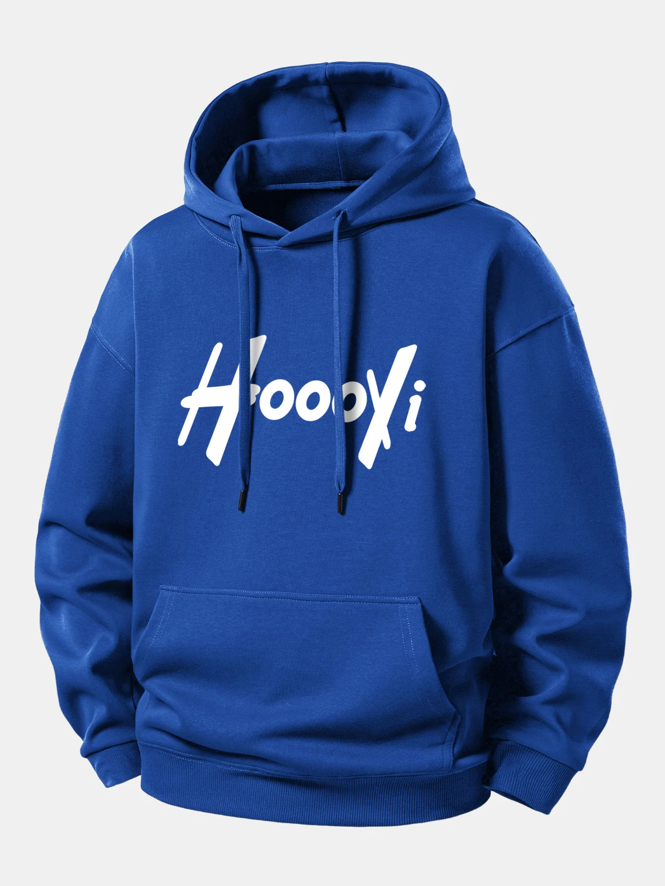 Hoooyi Print Relax Fit Hoodie - Image 10