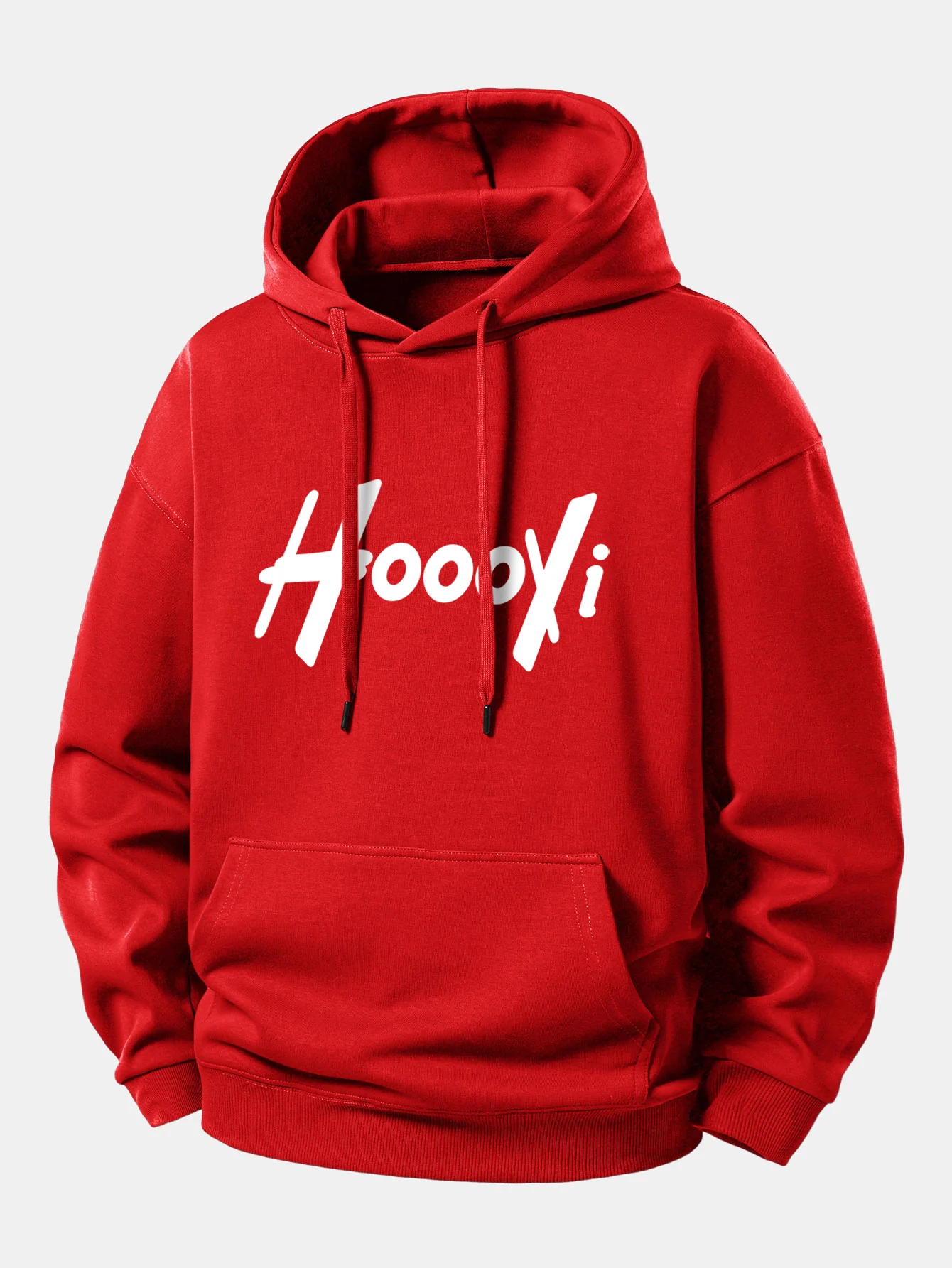 Hoooyi Print Relax Fit Hoodie - Image 11