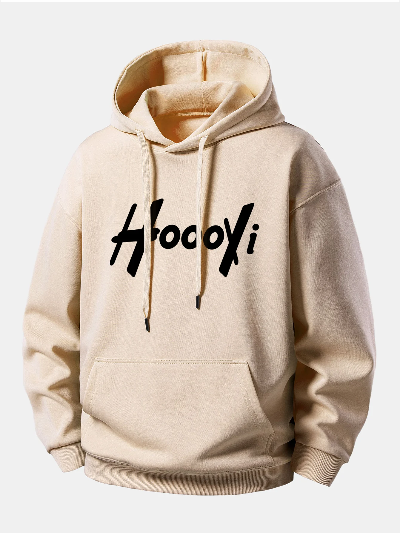 Hoooyi Print Relax Fit Hoodie - Image 3