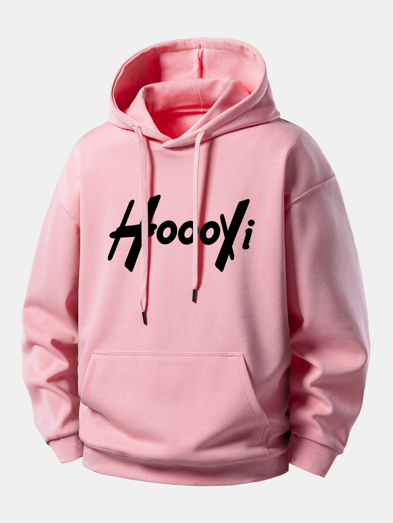 Hoooyi Print Relax Fit Hoodie - Image 4